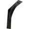 Ekena Millwork Morris Steel Bracket, Antiqued Pewter 3"W x 14"D x 14"H BKTM03X14X14MOAPW - alternate 1